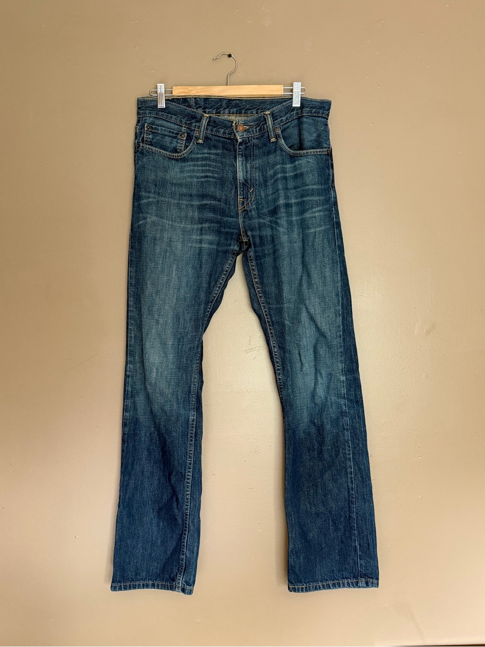 Mens LEVIS 514 Straight Leg Blue Jeans 32x32